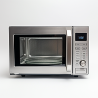 Microwave Oven With Grill Against