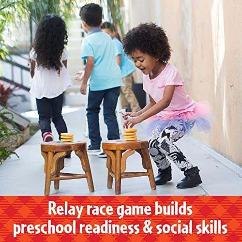 Educational Insights Pancake Pile-Up, Sequence Relay Game: Preschool Board Game for Preschoolers &amp; Toddlers, Ages 4+ : Toys &amp; Games