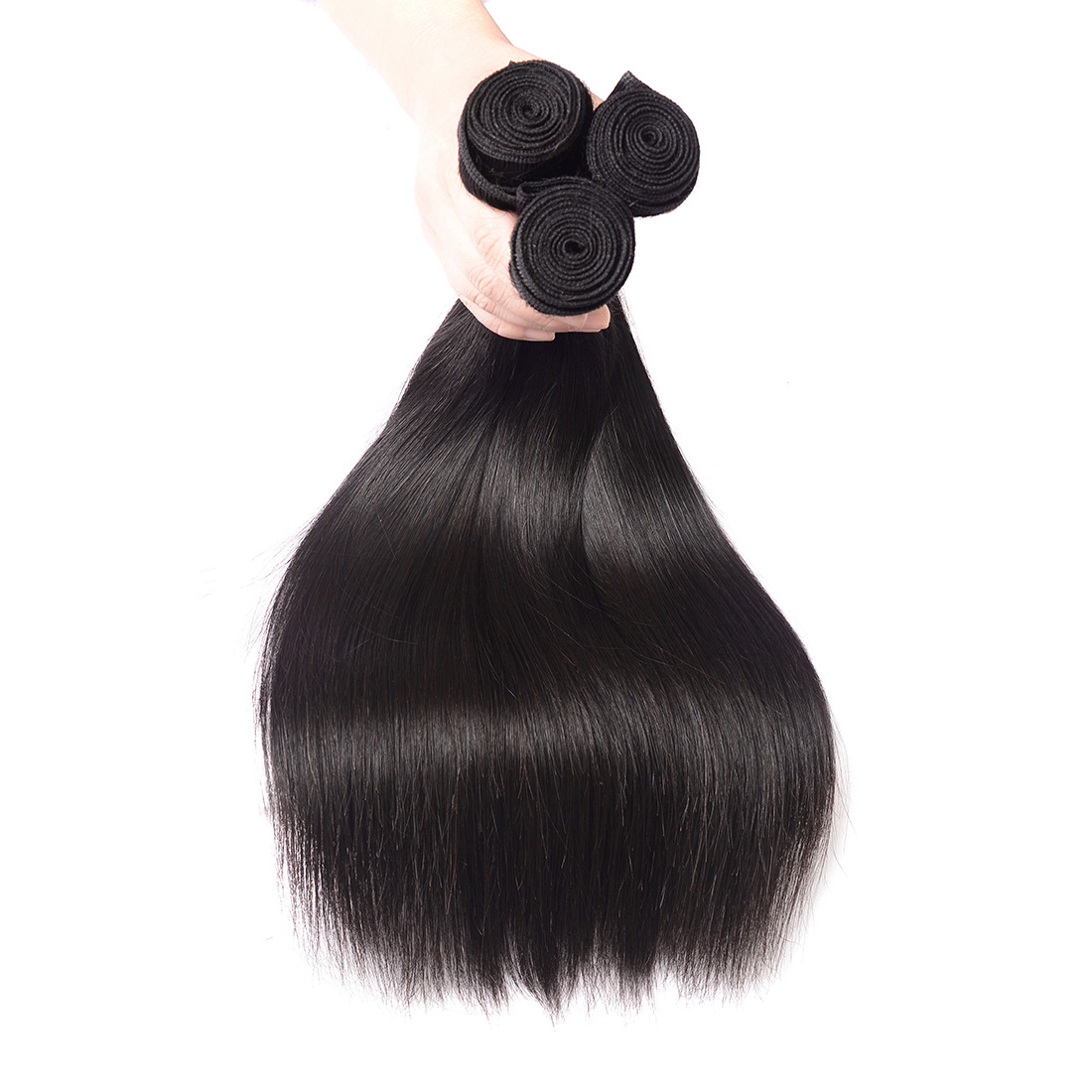 Brazilian human hair bundles extensions 50g human hair curtain