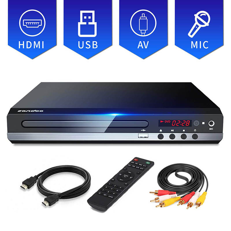 Manufacturer's stock household high-definition dvd player EVD player Children's VCD player high-definition mini cd player