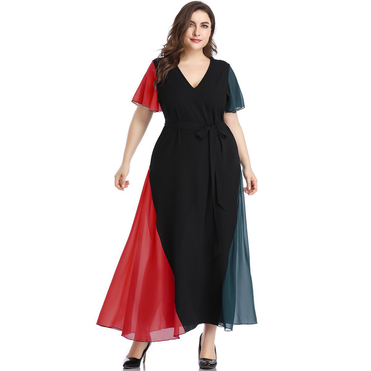 Plus size women dress summer long dresses