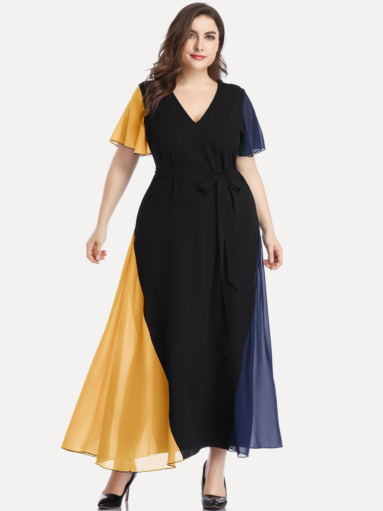 Plus size women dress summer long dresses