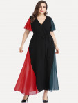 Plus size women dress summer long dresses