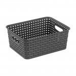 Qingfeng era, plastic hollow edge weaving, simple storage and arrangement basket, household appliances, kitchen glove box