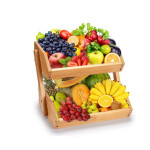 Multi layer shelf, fruit and vegetable draining shelf, cake and bread display shelf, table top, double layer shelf