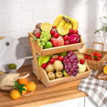 Multi layer shelf, fruit and vegetable draining shelf, cake and bread display shelf, table top, double layer shelf