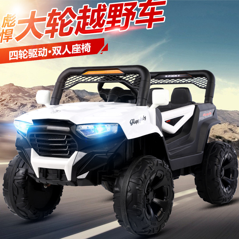 Four wheel electric car for children can take people, baby remote control car, children's off-road vehicle, one 4WD