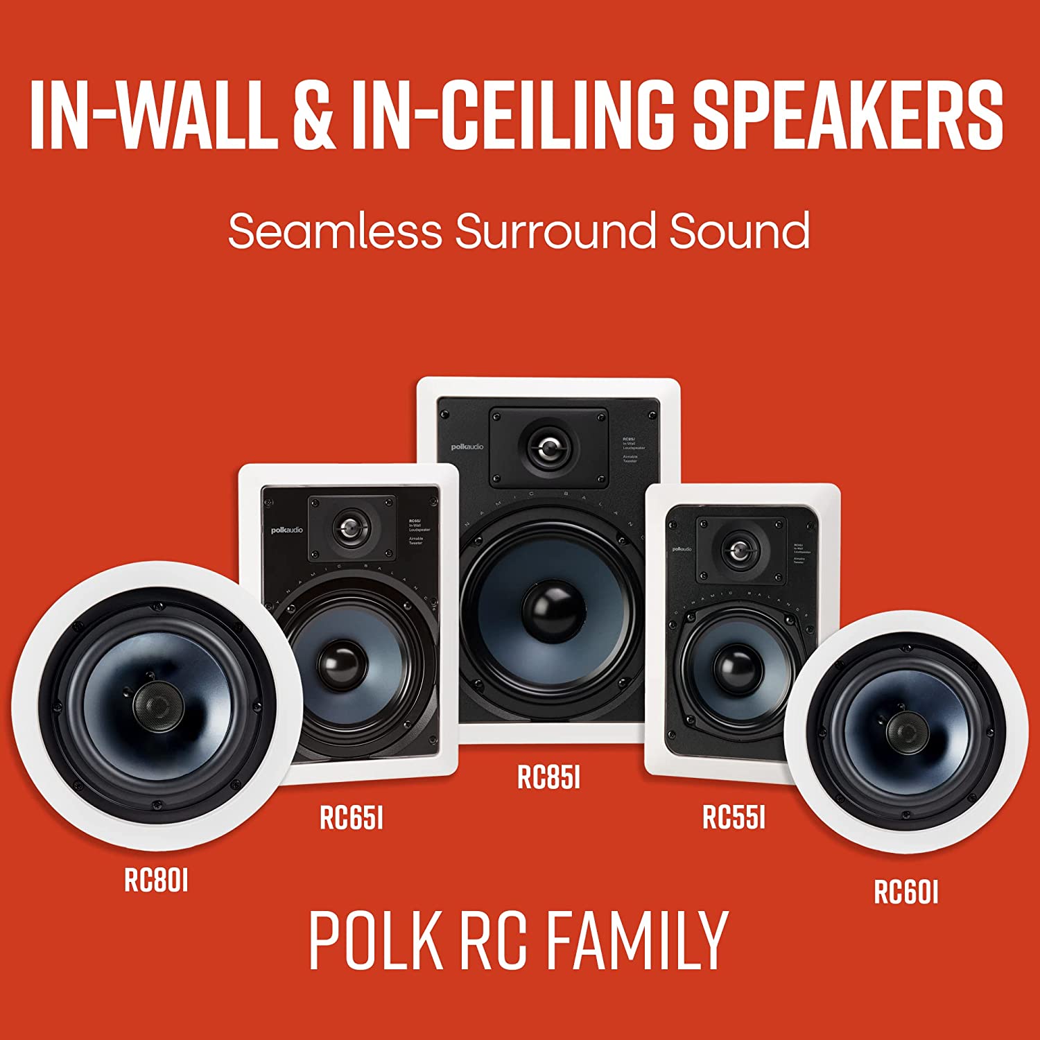 Polk Audio RC80i 2-way Premium In-Ceiling 8