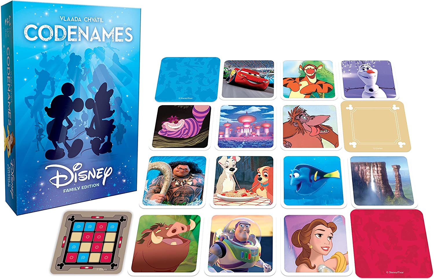 Codenames Disney Family Edition | Best Family Board Game, Great Game for All Ages | Featuring Disney Characters, Disney Artwork | Board Game for 2 Players or More | Perfect for Disney Fans