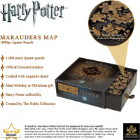 The Noble Collection Harry Potter Marauder's Map Puzzle Single