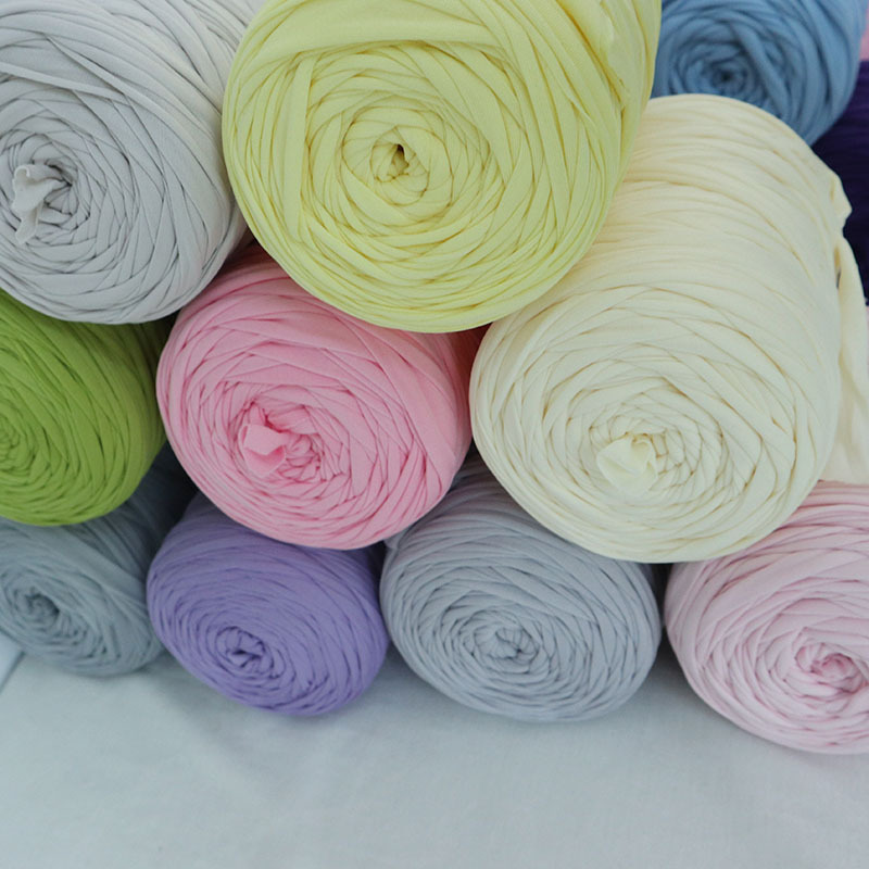 Anthracent Garden 400g large roll of solid color cloth thread, non-pilling baby cradle thread, simple hand-woven hooking thread