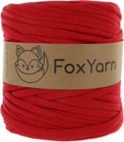 T-Shirt Yarn Cotton Fettuccini Zpagetti - Sewing Knitting Crochet T Shirt Yarn - 100 Meter - (RED)