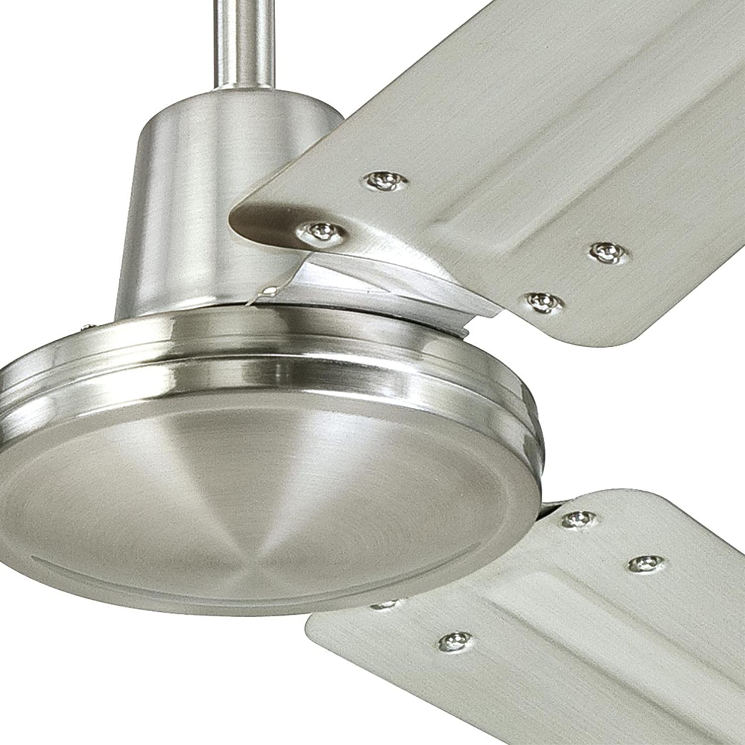 Westinghouse Lighting Westinghouse 7861400 Industrial 56-Inch Three Indoor Ceiling Fan, Brushed Nickel Steel Blades