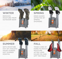 DryGuy Solutions to All Your Wet & Sweaty Shoes, Force Dry DX + Travel Boot Warmer, Bundle