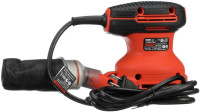 BLACK+DECKER Orbital Sander, 5 Inch, 2.0 Amp, 12000 OPM, Corded, 1 Sandpaper Sheet and Dust Bag Included (BDERO100)