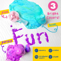 Mr. Bubble Kids Bath Bomb Potions - Colorful Fizzy Fun - Cool Foam and Bubble Science Beaker Bath Toys (Pack of 4)