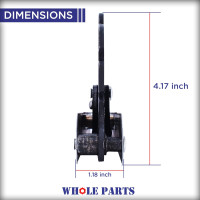 Whole Parts Range Oven Door Hinge Part # PC020188 (PC020015) - Replacement & Compatible With Some Viking Range Oven - Replaces AP5315891 ?- Non-OEM Viking Appliance Parts & Accessories - 2 Yr Warranty