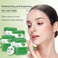 Face Masks Skincare Sheet Mask Aloe Vera Sheets Mask, Hydrating Face Masks Soothing Facial Mask for All SkinTypes Sun Care, Facial Masks for Women Skin Care Sheet Masks for Face Pack of 10