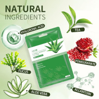 Face Masks Skincare Sheet Mask Aloe Vera Sheets Mask, Hydrating Face Masks Soothing Facial Mask for All SkinTypes Sun Care, Facial Masks for Women Skin Care Sheet Masks for Face Pack of 10