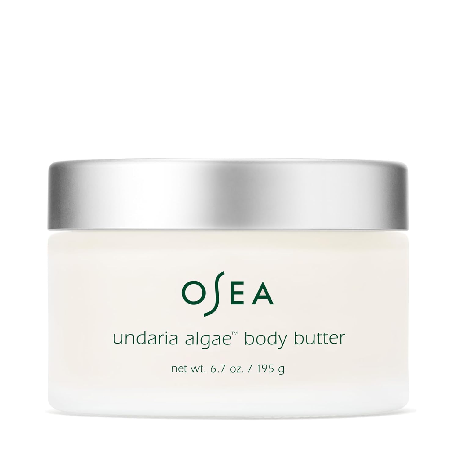 OSEA Undaria Algae™ Body Butter 6.7 oz - For Dry Skin - Ultra Hydrating Whipped Shea Butter + Ceramides - Vegan Skincare & Clean Bodycare - Thick Body Cream - For Extremely Dry Crepey Skin White 6.7 Ounce (Pack of 1)