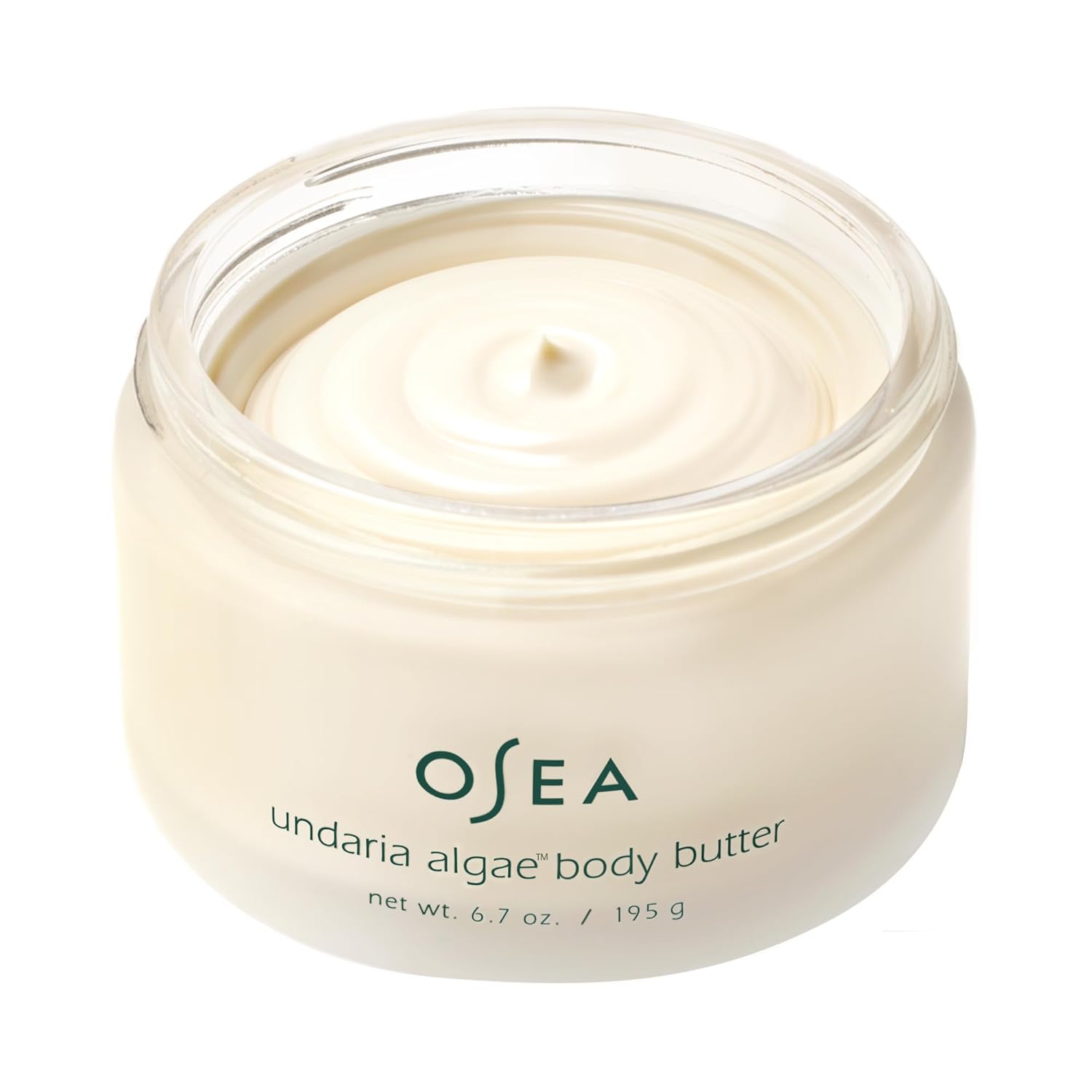 OSEA Undaria Algae™ Body Butter 6.7 oz - For Dry Skin - Ultra Hydrating Whipped Shea Butter + Ceramides - Vegan Skincare & Clean Bodycare - Thick Body Cream - For Extremely Dry Crepey Skin White 6.7 Ounce (Pack of 1)