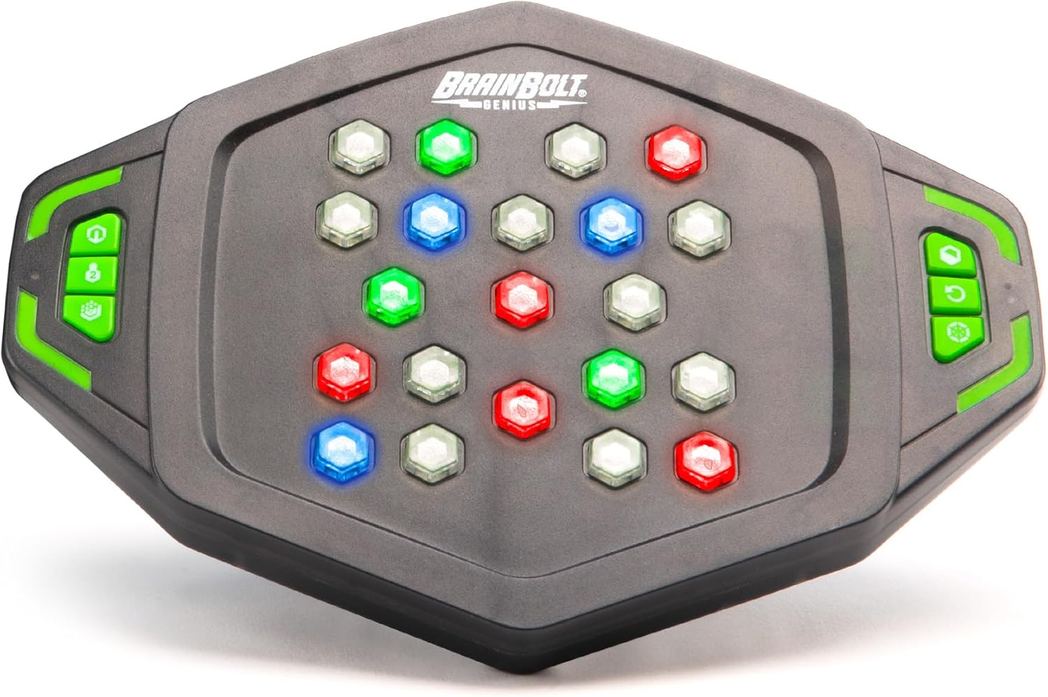 Educational Insights BrainBolt Genius - Handheld Memory Game with Light and Sound, Electronic Brain Games, Single Player Brain Teasers for Kids Teens, & Adults, Gamer Gifts for Boys & Girls Ages 7+