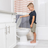 Tinkle Mat Disposable Toilet Commode Mat – Super Absorbent, Deodorizing Toilet Mats for Bathroom U Shaped – Great for Kid Potty Training, Incontinence & More – 24 x 24 Inches, 20 Pack, Unscented