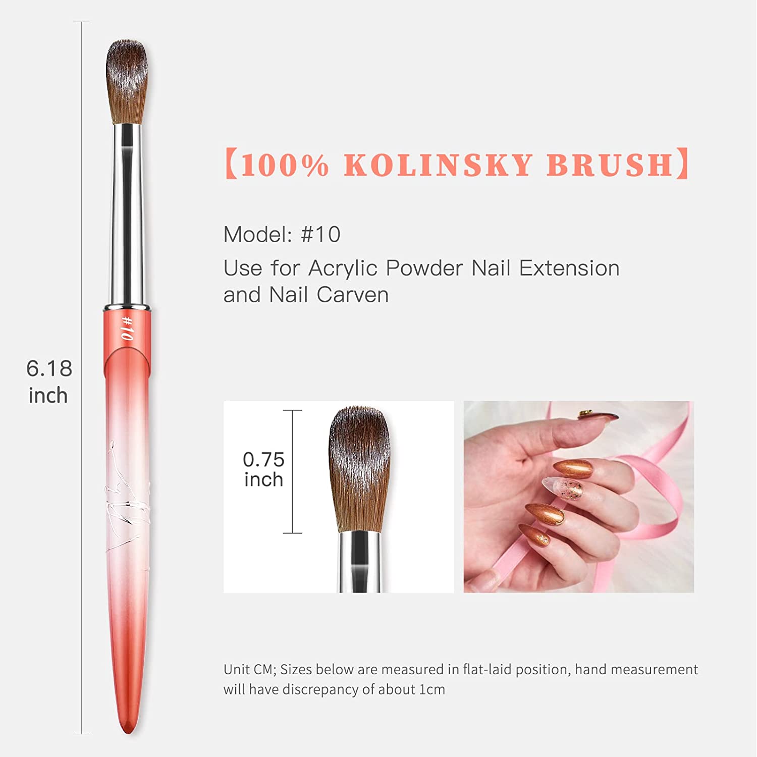 Guyo High Quality 100% Pure Kolinsky Acrylic Nail Brush - China Kolinsky Acrylic  Nail Brush and Nail Brush price | Made-in-China.com
