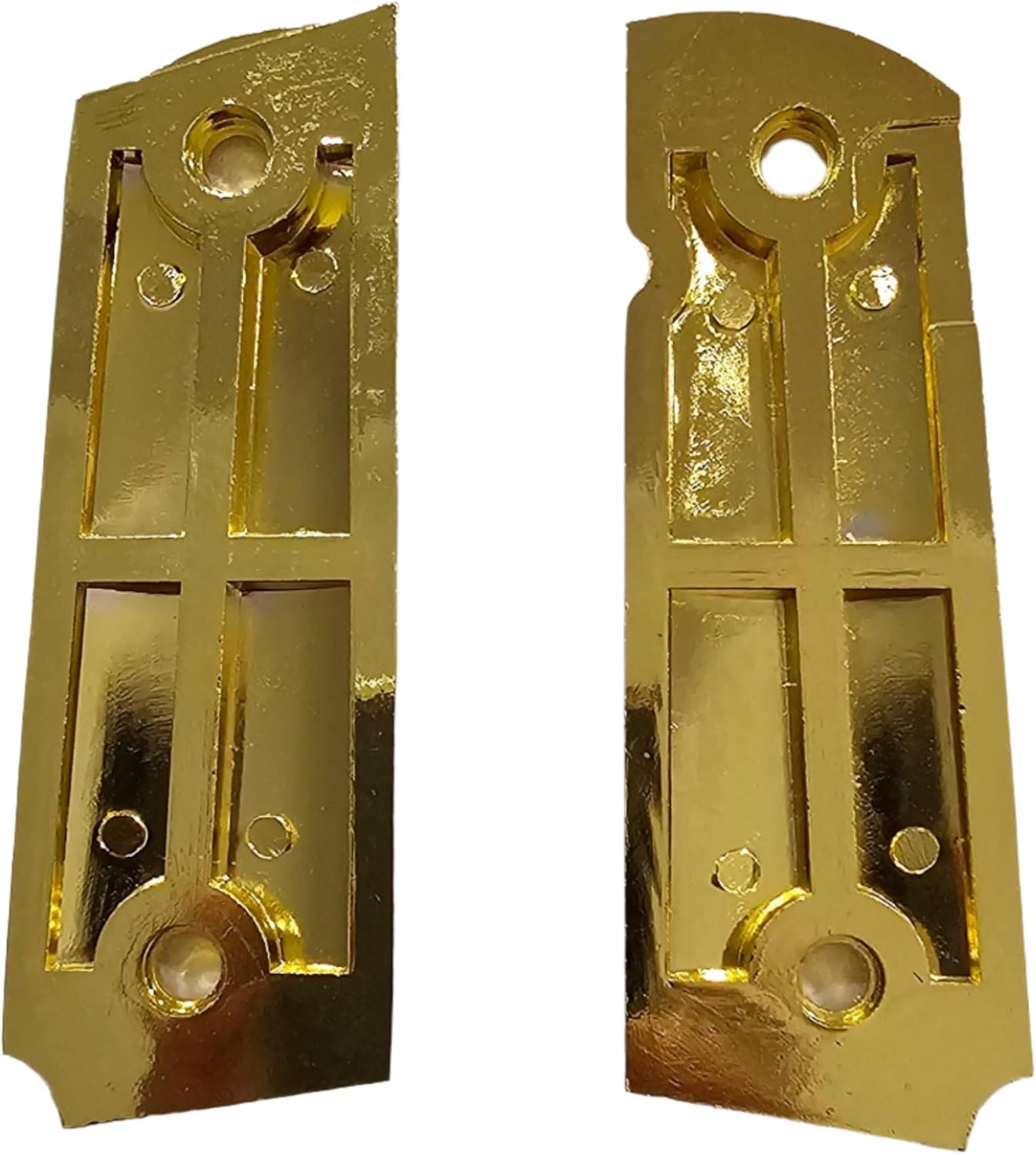 Gold Virgin Mary Lady of Guadalupe Grips 1911 Full Size Grips Ambi Safety