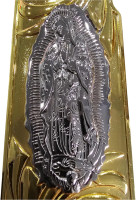 Gold Virgin Mary Lady of Guadalupe Grips 1911 Full Size Grips Ambi Safety