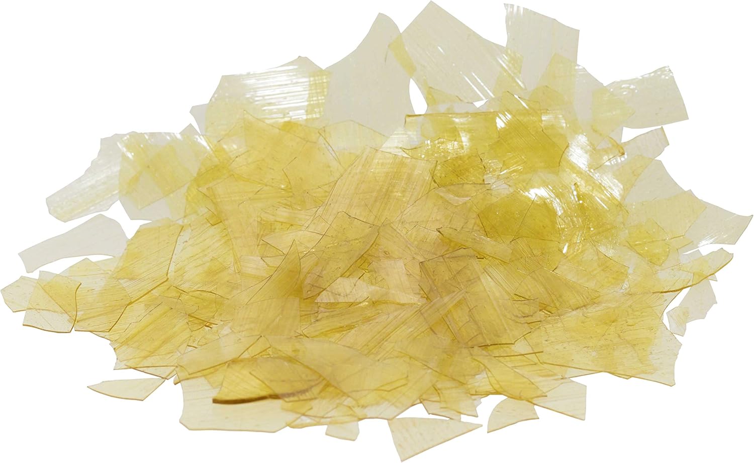 Dewaxed Super Blonde Shellac Flakes 1/4 Lb, or 4 Oz