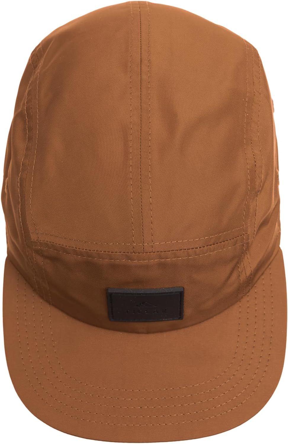 Tillak Wallowa Kodra Hat, Lightweight Oxford Nylon 5 Panel Cap with Snap Closure Russet Brown