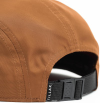 Tillak Wallowa Kodra Hat, Lightweight Oxford Nylon 5 Panel Cap with Snap Closure Russet Brown