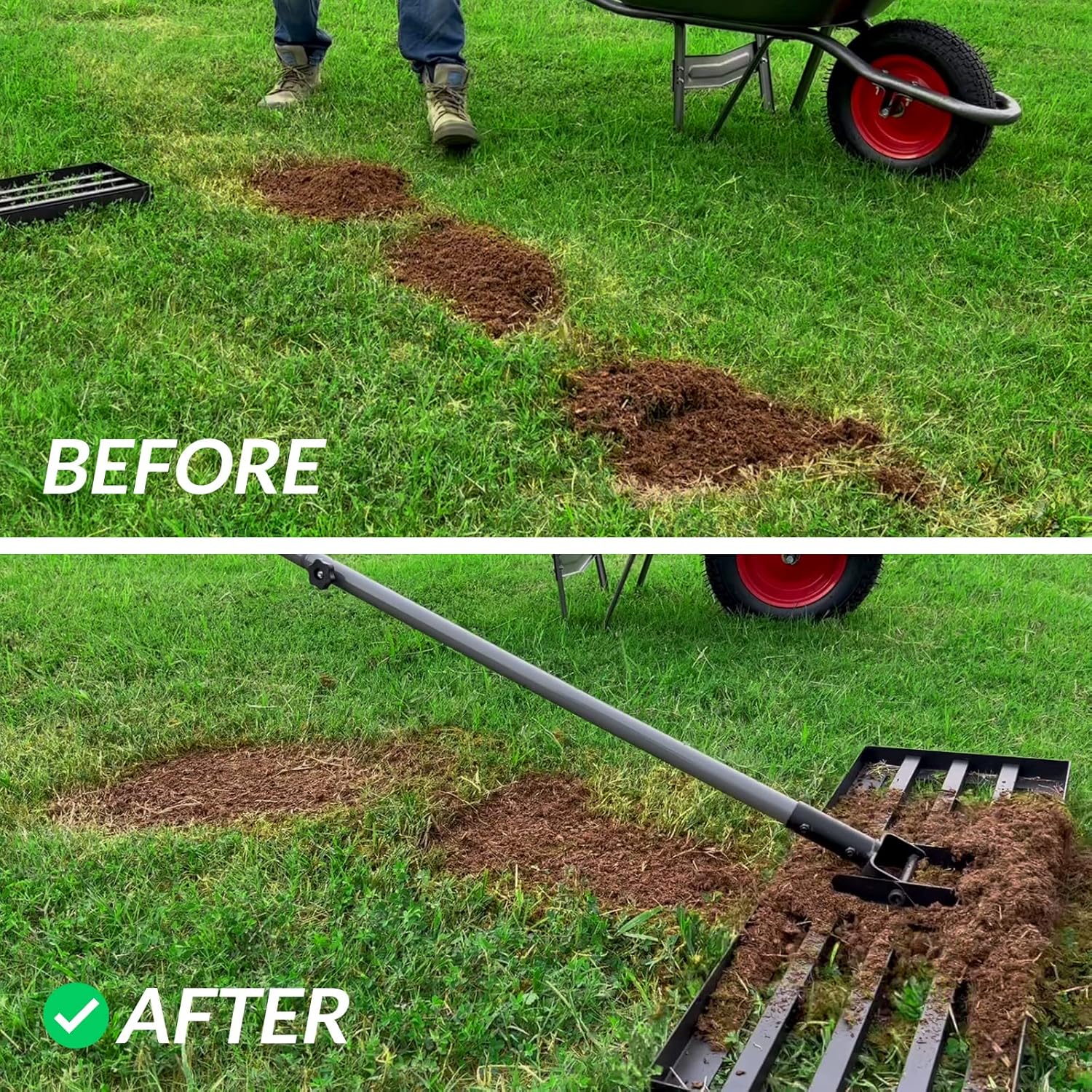 Walensee Lawn Leveling Rake, 6.5FT 17