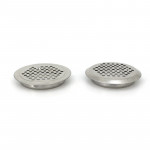 25mm/53mm Circular Air Vent Covers Stainless Steel Mesh Hole for Cabinet Bathroom Office Kitchen Ventilation