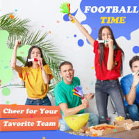 Sratte 80 Pcs 7.5 Inch Hand Clappers Noisemakers Bulk Clappers Noisemakers Party Favors Mini Hand Soundboard Plastic Noise Makers for Sporting Events Fiesta Birthday Game Rewards Cheers Supplies