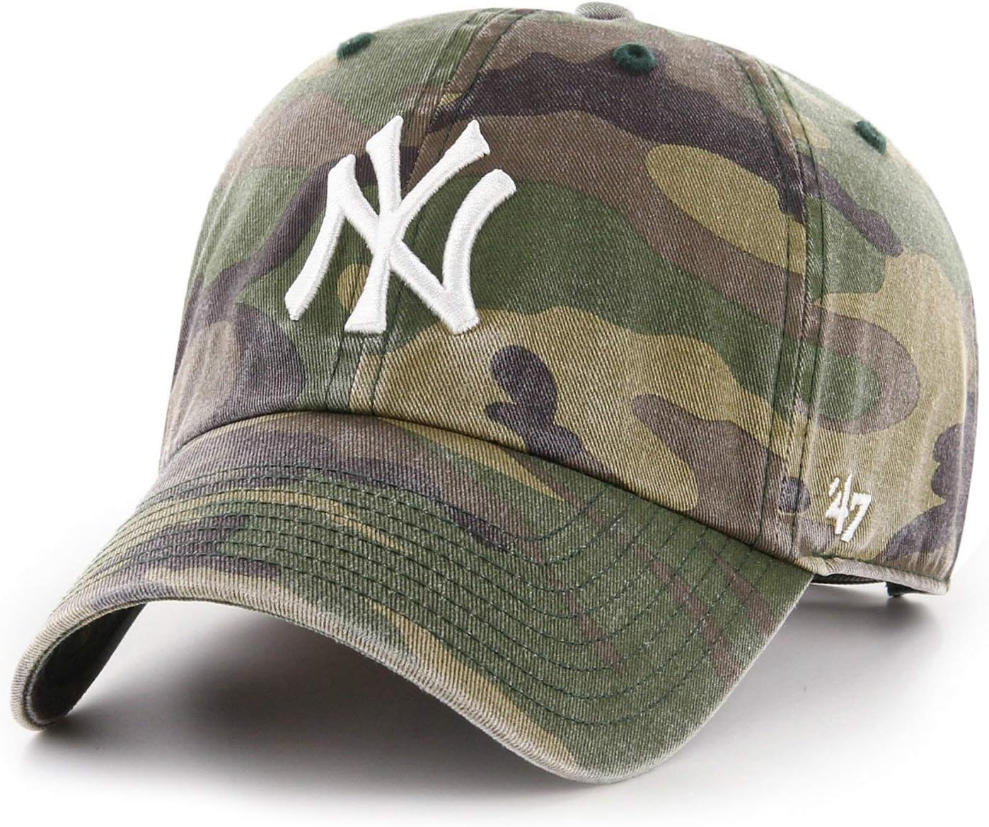 '47 MLB Mens Men's Brand Clean Up Cap One-Size New York Yankees One Size Camo