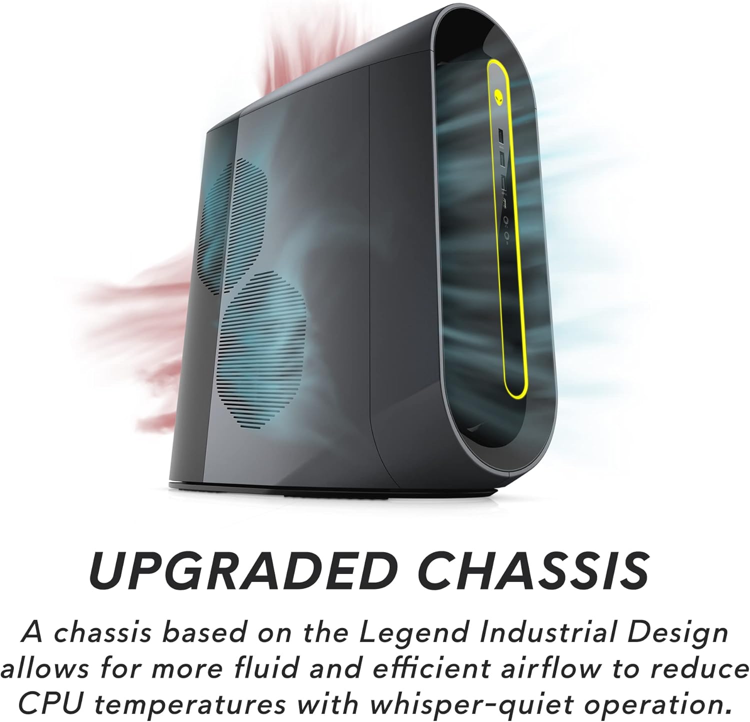 Alienware Aurora R10 Gaming Desktop - AMD Ryzen 7 5800, 16GB DDR4 RAM, 1TB SSD, AMD Radeon RX 6600XT 8GB GDDR6, Killer Wi-Fi 6, Liquid Cooling, Windows 11 Home - Black