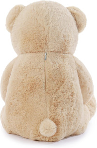 Poutmac 47 inch Giant Teddy Bear Stuffed Animal Brown Big Plush Teddy Bear Valentine's Gift for Girlfriend Soft Stuffed Bear Animals for Christmas,Birthday,Mother's Day Brown 47 inch