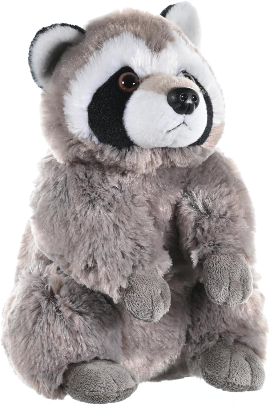 Wild Republic Raccoon Plush, Stuffed Animal, Plush Toy, Gifts for Kids, Cuddlekins 12 Inches