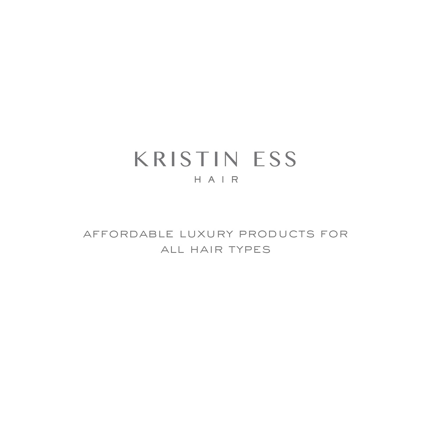 Kristin Ess Hair Iconic Professional Style Blow Dryer with Smoothing Nozzle + Diffuser - 1875W Dual Voltage Hair Dryer - Ionic Settings for Smoothing + Frizz Control - 2 Speeds + 3 Heat Settings