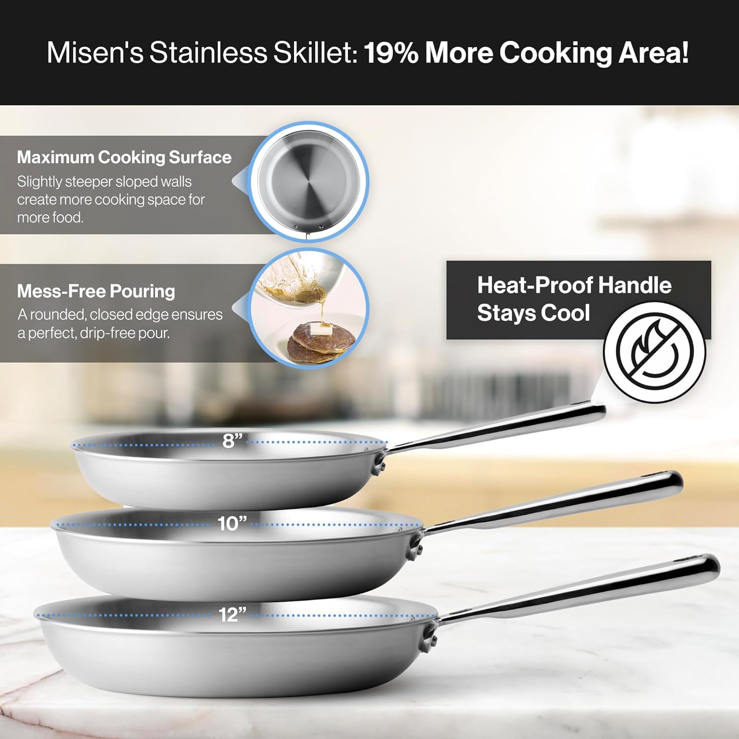 Misen 5-Ply Stainless Steel 10
