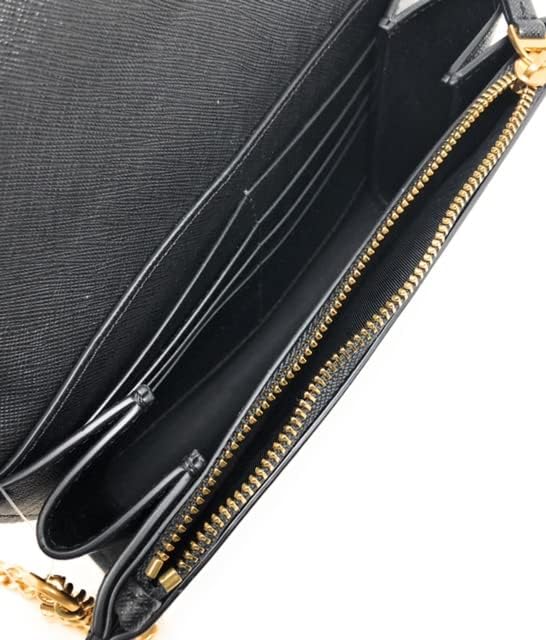 Tory Burch Emerson Flap Tory Gold Hardware Women's Shoulder Bag Black