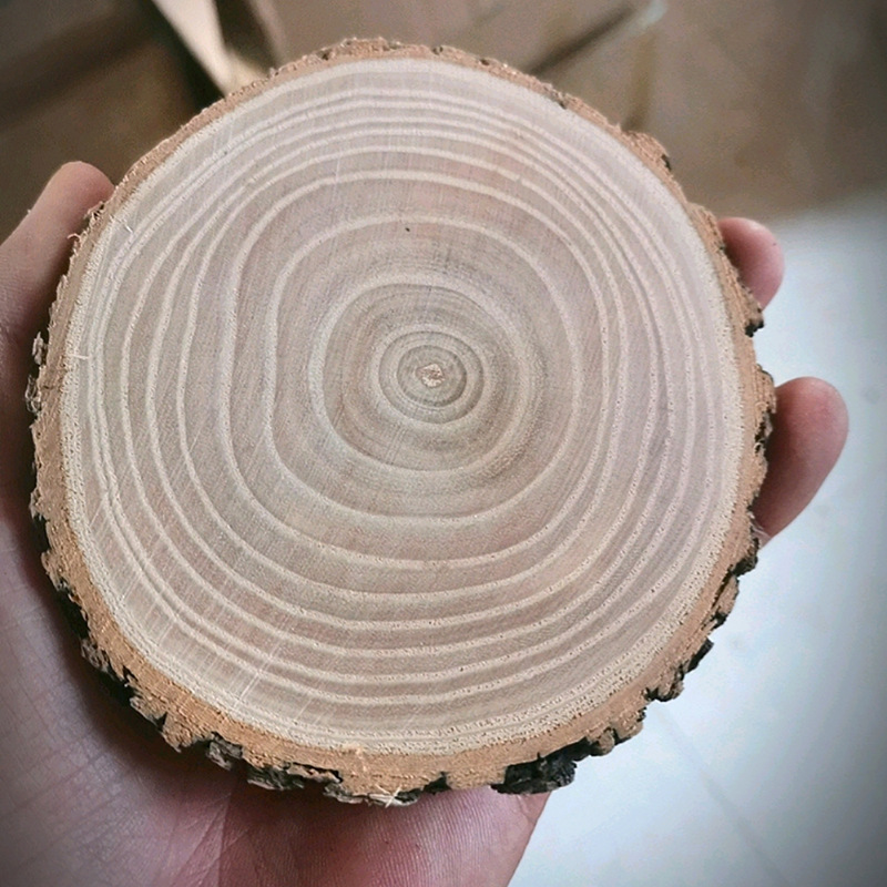 growth rings, round wood chips, small wood blocks, solid wood diy, hand-painted wood chips, hand-painted wood blocks, wooden piles, round wood chips