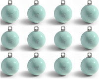 ECOFT Lead Free Fishing Weights Sinkers 20g-200g Coated Egg Sinkers Cannonball Weights Assorted Sizes Bag and Fishing Weights Assortment Box Non-Lead Fishing Weights Saltwater Freshwater 60g(2.11oz)-12pcs
