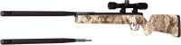 Barra Airguns 1200g Dual Caliber Pellet Rifle, Hunting Pellet Rifle, Break Barrel 1200 FPS Gas Piston .177 Cal or .22 Dual Caliber Camo