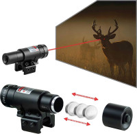 Beileshi Adjustable Dot Laser Sight Compact Tactical Red Laser Sight with Picatinny Mount Alan Wrenches for Hunting