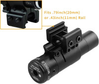 Beileshi Adjustable Dot Laser Sight Compact Tactical Red Laser Sight with Picatinny Mount Alan Wrenches for Hunting