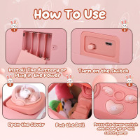 Rabbit Claw Machine for Kids with Plush Toys, Gashapons, Plastic Toys, Dispenser Toys Mini Vending Machine with Music, Mini Claw Machine Crane Game Toys Candy Machine for 3-6,4-8,8-12 Girls and Boys