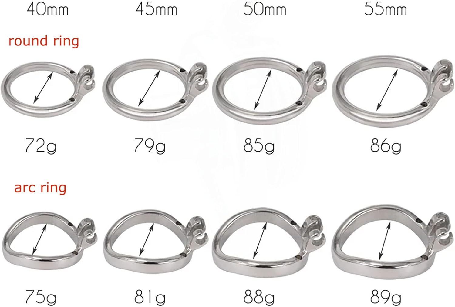 Closed Stainless Steel Chastity Cage Device with Cock Ring Male Chastity Belt Penis Cage for Men